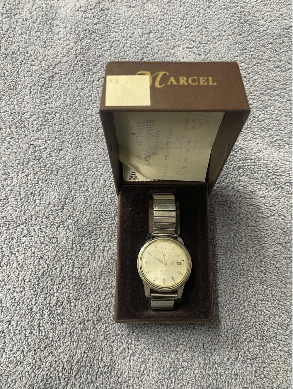 Vintage 1960’s JAPAN SEIKO SPORTSMATIC 5 21Jewels FOR PARTS